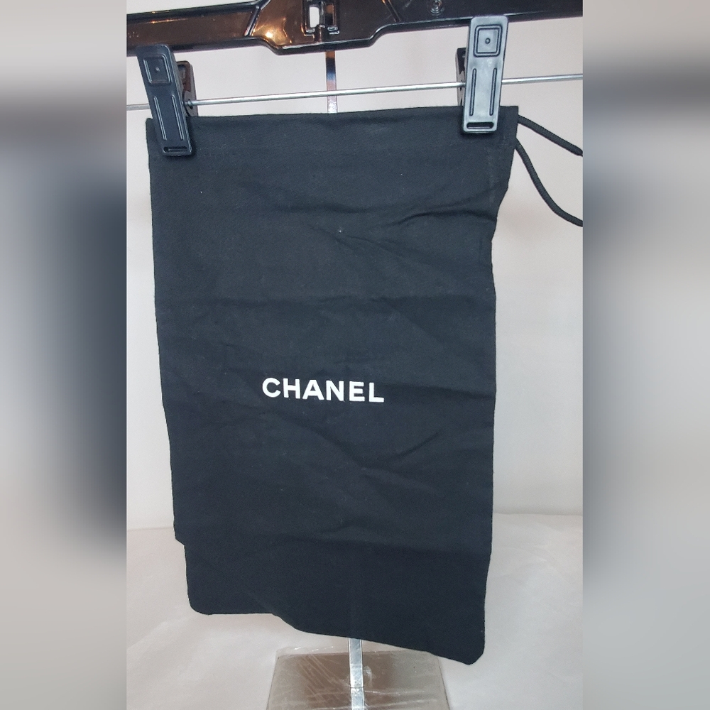 Chanel Black Dust Bag -Cotton 12"x8" One With Drawstring And One With out.